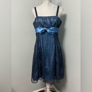 LAURA vintage A-line cocktail dress Bridgerton style women’s size 14 Y2K bow